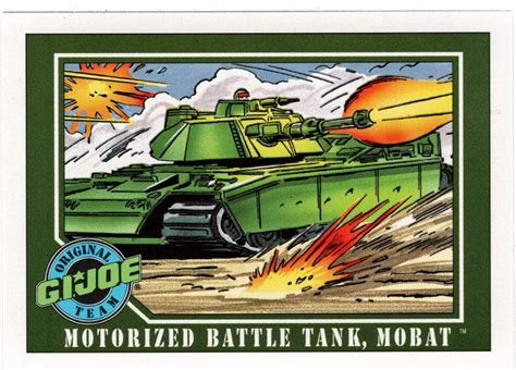 Motorized Battle Tank Mobat Gi Joe Series 1 Trading