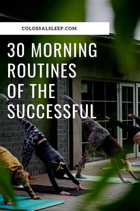 30 Morning Routines Of The Successful Successful People Morning