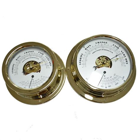 Impa 370246 1 Marine Aneroid Glass Barometers 150mm Brass Buy Aneroid Barometer Impa 370246 1