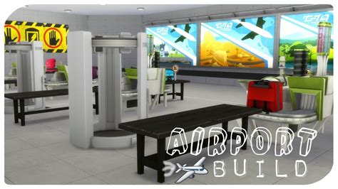 The Sims 4 Airport Speed Build 2 Youtube