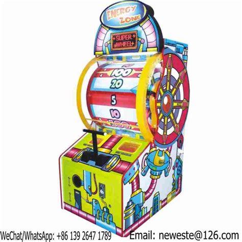 Energy Zone Wheel Of Fortune Coin Operated Arcade Lottery Tickets Prize
