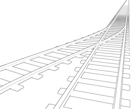 Railroad Track Drawing At Getdrawings Free Download
