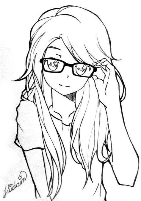 Anime Girl By Hudaim On Deviantart