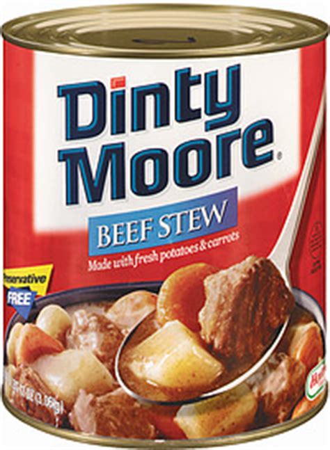 Beef stew can be made in a variety of ways and you can also come up with your own inventions, yes you can! Dinty Moore Beef Stew W/Fresh Potatoes & Carrots 108.0 Oz ...