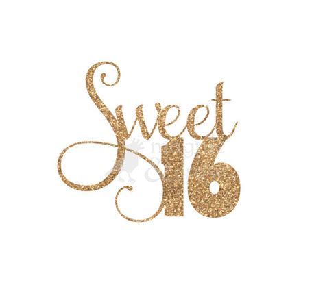 Free 226 Sweet Sixteen Cake Topper Svg Svg Png Eps Dxf File