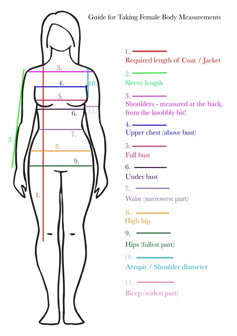 15 Women S Body Measurement Body Measurement Info