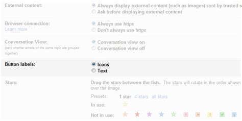 Gmail Replace Toolbar Icons With Text