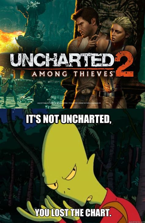 Its Not Uncharted You Lost The Chart Misc Quickmeme