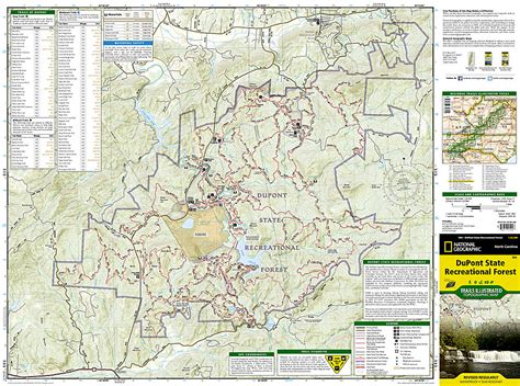 Buy Map Dupont State Recreational Forest Map 504 By National