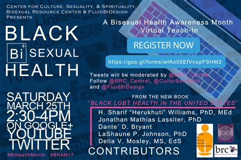 Black Bisexual Health Teach In Video Center For Culture Sexuality