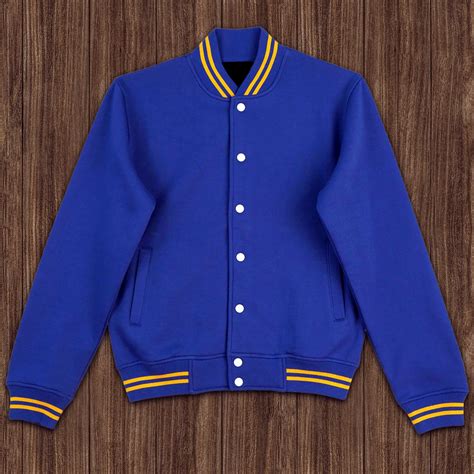xxl size blue wool letterman baseball club high school custom made varsity jacket