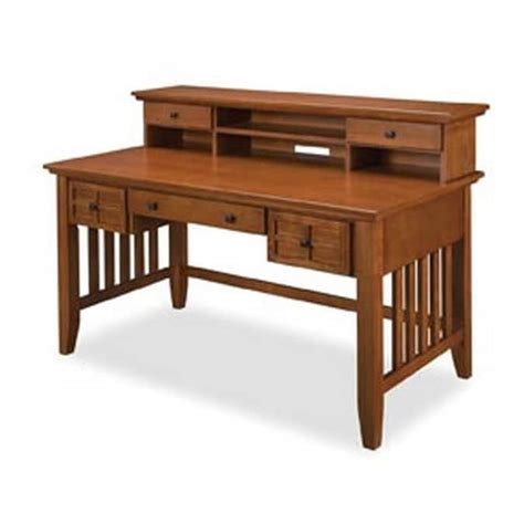 Home Styles Arts And Crafts Cottage Oak Executive Desk And Hutch In The