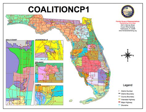 Florida House Of Representatives District Map Free Printable Maps