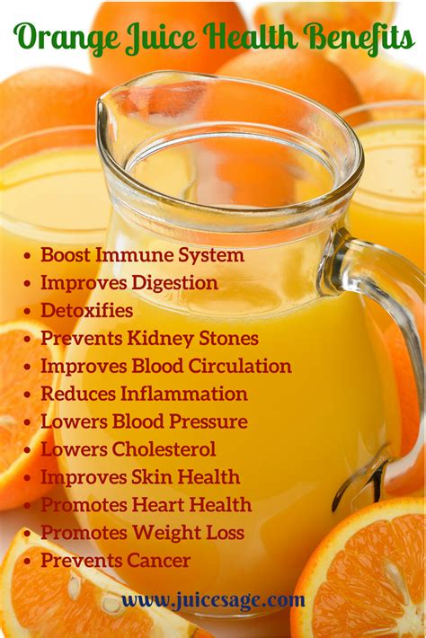 How Does Orange Juice Benefit You Health Benefits