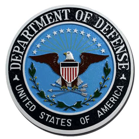 Department Of Defense Dod Wooden Seal Plaques And Podium Logo Emblems