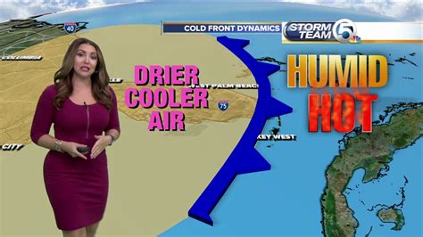 Storm Team 5 Meteorologist Felicia Combs Explains Cold Fronts Youtube