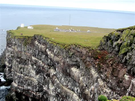 Látrabjarg Bird Cliff In The Westfjords Of Iceland