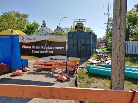 2021 Water Main Replacement Update Work Extends To 800 Block Caribou