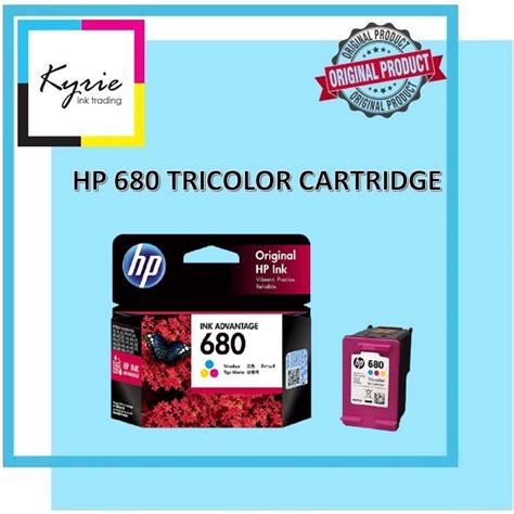 Hp 680 Tri Color Original Ink Cartridge Hp680 Shopee Philippines