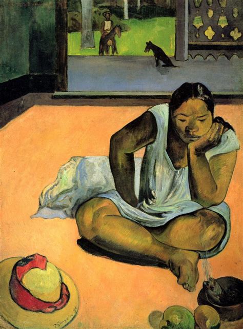 Https Flic Kr P Sbng Paul Gauguin Portrait Of A Tahitian Woman In