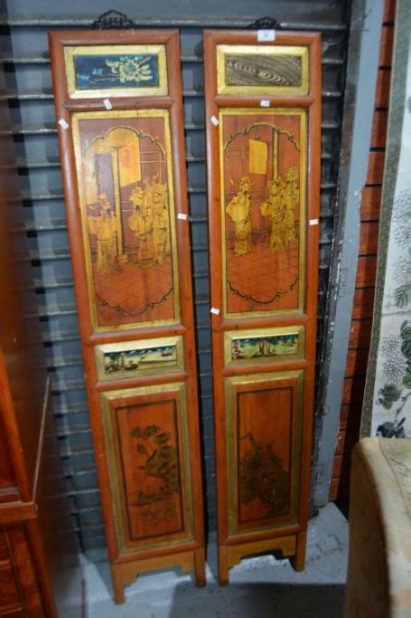 Sold Price Pair Of Chinese Wooden Wall Plaques April 6 0118 1000