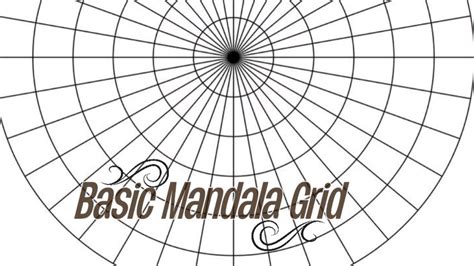 💞basic Mandala Grid 💞for Beginners Mandala With Minakshi Youtube