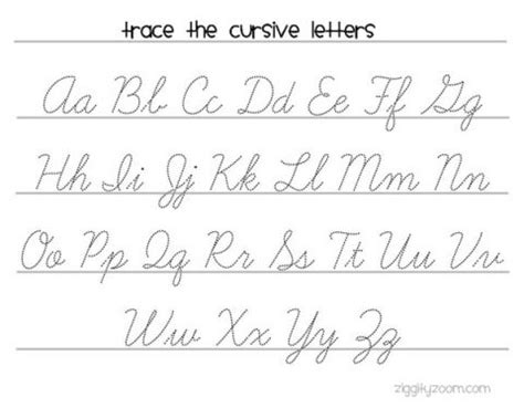 A z uppercase lowercase letter tracing worksheets playing learning. Cursive Writing Practice Worksheet
