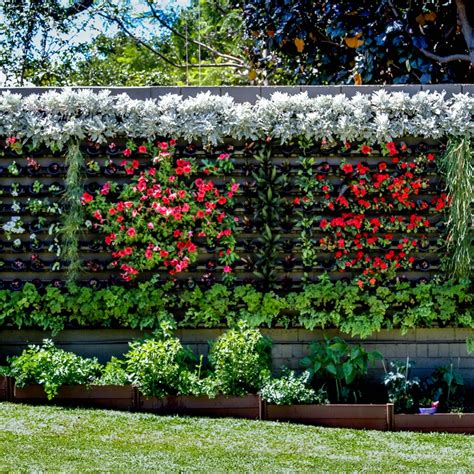 Holman Pixel Pot Greenwall Vertical Garden Bunnings