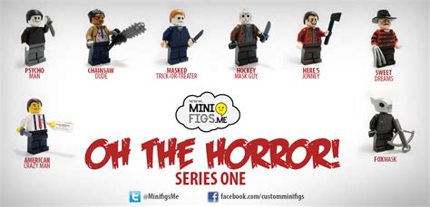 The Horrors Of Halloween Michael Myers Custom Lego Minifigure From