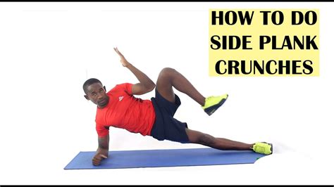 How To Do Side Plank Crunches Exercise Youtube