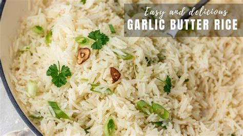 Garlic Butter Rice Youtube