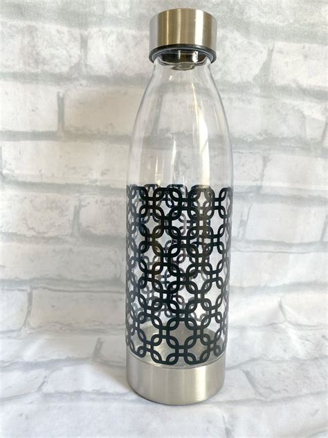 water bottle vinyl decorated water bottle decorated water etsy