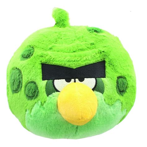 Angry Birds Space 8 Inch Plush W Sound Green Bird
