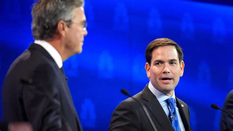 Former Pals Bush Rubio Trade Barbs On Campaign Trail