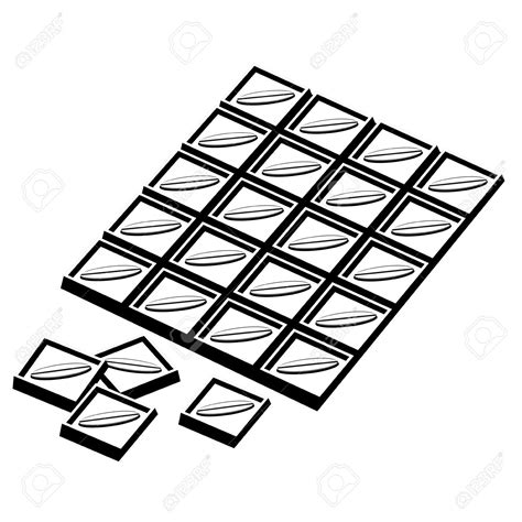 Chocolate Bar Clipart Black And White Clip Art Library Images