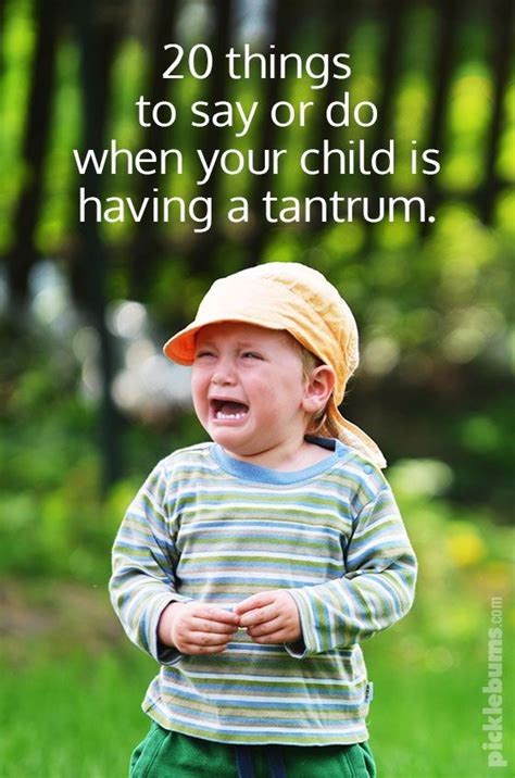 Things You Can Say Or Do When Your Child Is Having A Tantrum With