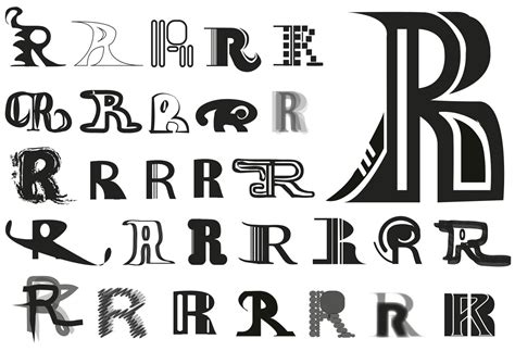 Design Practice Illustrator 26 Variation Of Letterforms