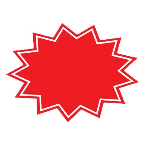Red Starburst Png Clip Art Library