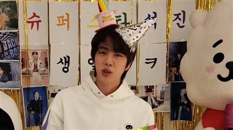 BTS Jin Complains Jungkook Didn T Visit Him On His Birthday During Live Jimin Turns Up Instead