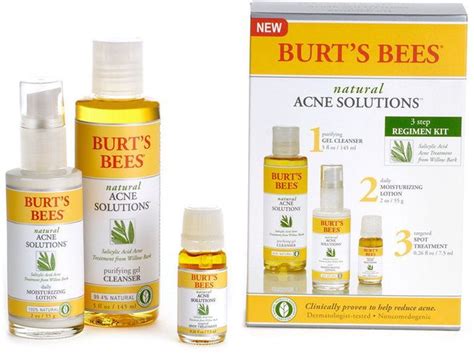 Burts Bees Burt Bees Natural Acne Full Size Regimen Kit