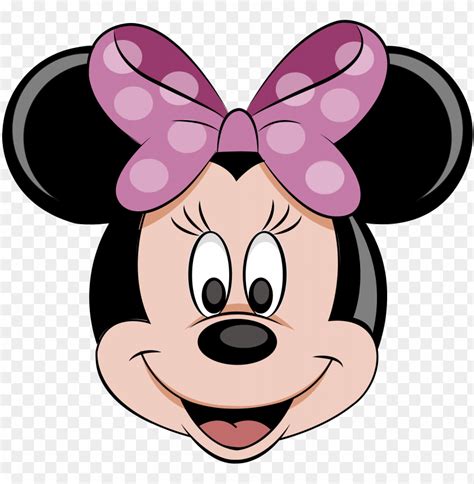Mickey Mouse Png Minnie Mouse With Pink Bow Png Image With