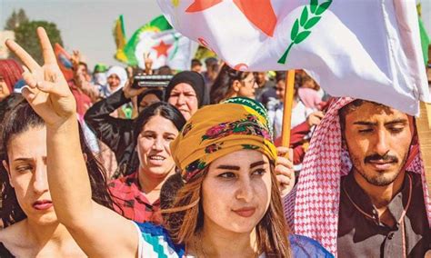 Kurds Protest In Syria Against Turkish Offensive Threat Newspaper