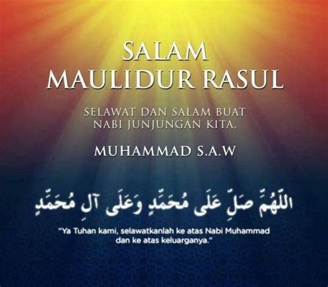 Lirik Selawat Maulidur Rasul Jom Selawat Myinformasi®