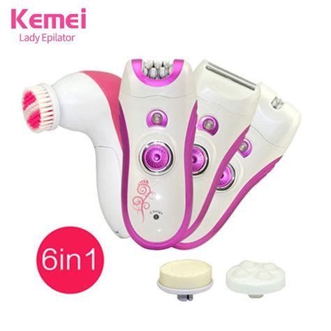 Kemei 3066 6 In1 Elecric Epilator For Women Hair Removal Machine
