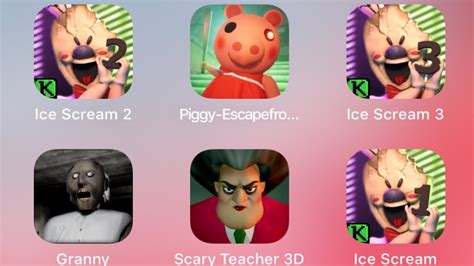 Piggy Escape Scary Teacher 3d Granny Horror Game Ice Scream 3 2 Fgteev