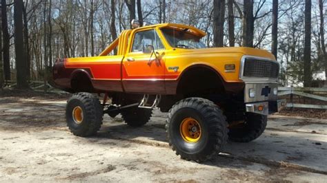 Lifted 1972 Chevy Silverado C10 Monster Truck For Sale Chevrolet C 10