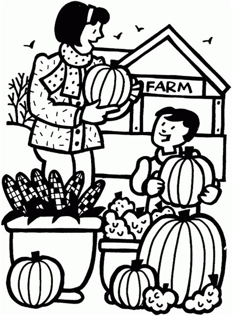 Our free coloring pages for adults and kids, range from star wars to mickey mouse. At the pumpkin farm - Free Printable Coloring Pages