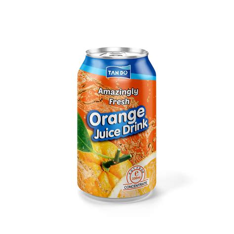 Tan Do Brand Fruit Juice Drink Orange Tan Do