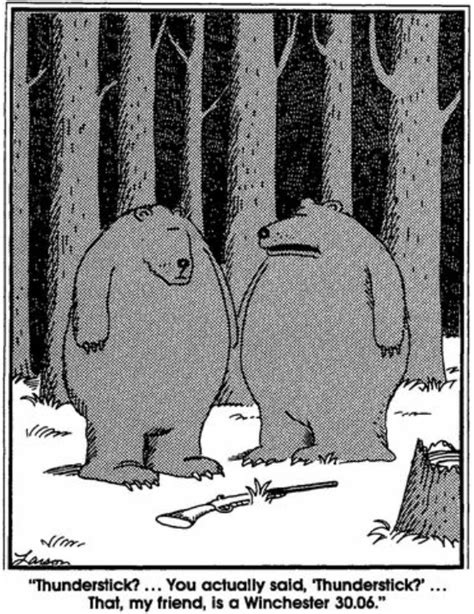 Bears In The Woods Far Side Comics Gary Larson Cartoons Far Side Cartoons