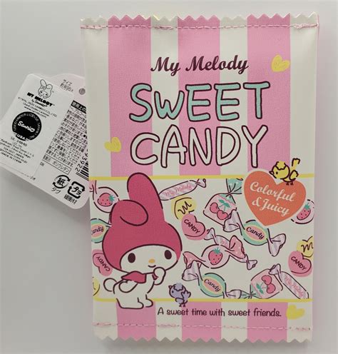 Sanrio My Melody Sweet Candy Plastic Pouch Small Zippered Etsy